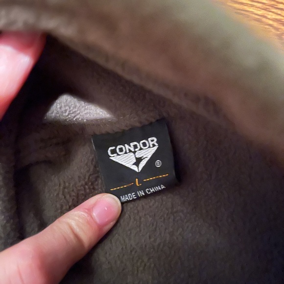 Condor 1/4 Zip Fleece Pullover Olive Drab - Picture 6 of 7